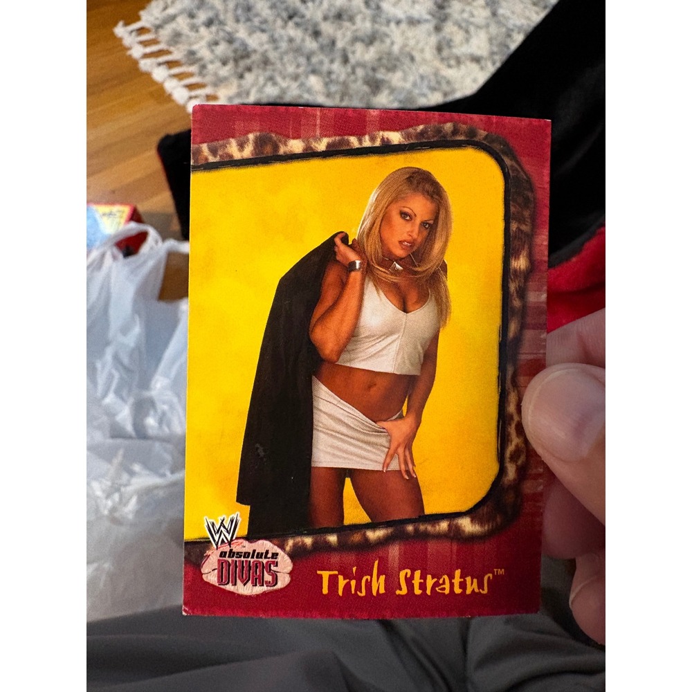 2002 Fleer WWE Absolute Divas Trish Stratus Trading Card #16 Wrestling Vintage